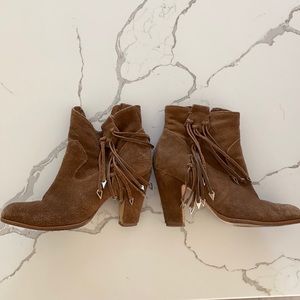 Kate Bosworth X Matisse Emma Suede Fringe Booties